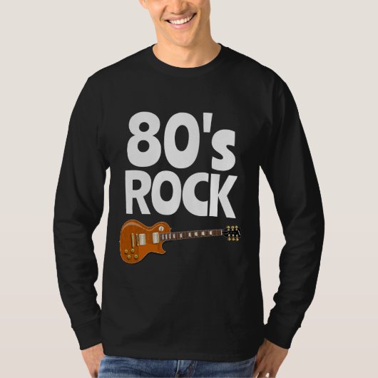 80s 1980s ROCK BLACK T-SHIRTS T - SHIRTS (Voorkant)