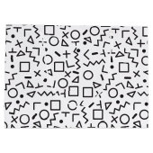 '80's '90-inch zwarte & witte retroflectuur'-patro groot cadeauzakje (Achterkant)