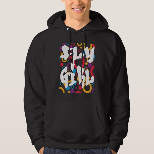 80s 90s BGirl For Women Men Kid Hoodie (Voorkant)