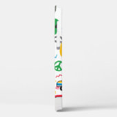  80's 90's doedelen met boem box, televisie Case-Mate iPhone case (Achterkant / Links)