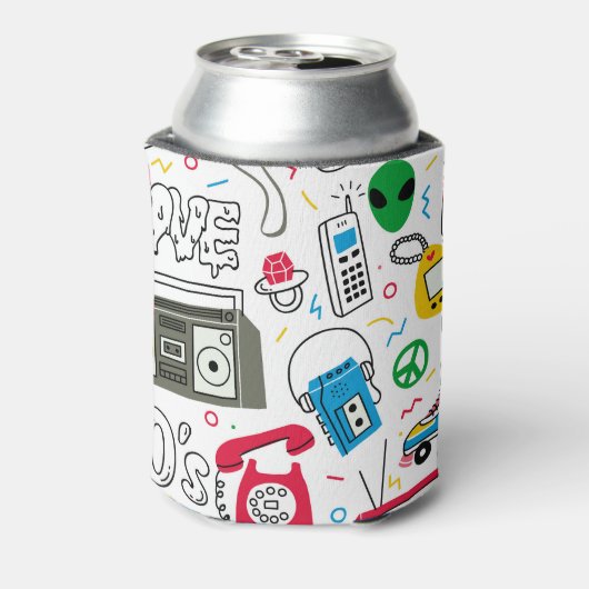 80's 90's Doodle collectie. Blikjeskoeler (Blikje Achterkant)