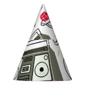  80's 90's Doodle collectie. Feesthoedjes (Links)