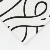  80's 90's Doodle collectie. Fleece Deken (Hoek)