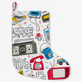  80's 90's Doodle collectie. Kleine Kerstsok