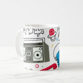  80's 90's Doodle collectie. Koffiemok (Voorkant links)