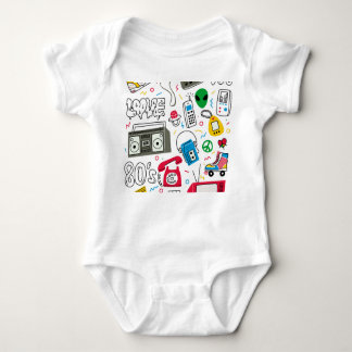  80's 90's Doodle collectie. Romper