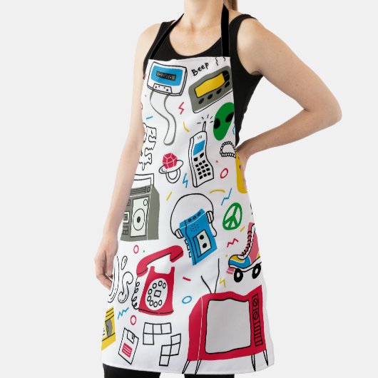 80's 90's Doodle collectie. Schort (Insitu)