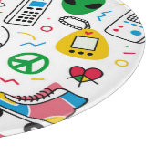  80's 90's Doodle collectie. Snijplank (Hoek)