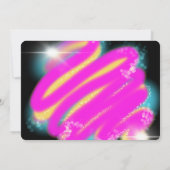 80s 90s Feest Airbrush Retro BoomBox Terugblik Kaart (Achterkant)