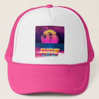 80's 90's Futuristic style Baseball Trucker Hat Pet