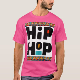 80's 90s Hip Hop Pan Afrikaanse Dashiki Kente Prin T-shirt