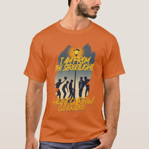 80s 90s Ik kom uit de straatlantaarn Betekende uit T-shirt
