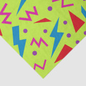 80s 90s Memphis stijl geometrisch Geel  Tissuepapier (Detail)