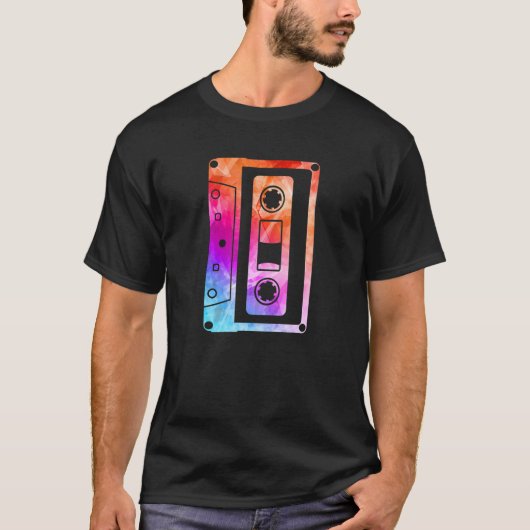 80s 90s Mixtape Cassette Tape Music Retro Party 1 T-shirt (Voorkant)