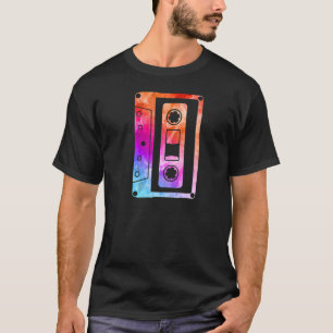 80s 90s Mixtape Cassettebandje Muziek Retro Partij T-shirt