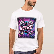 80s & 90s Neon Cassettebandje, Retro Vibes