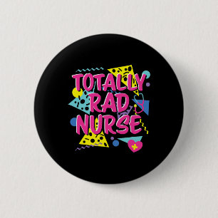 80s 90s Nurse Costume Lazy Halloween Party Thema 1 Ronde Button 5,7 Cm