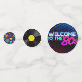 80's, 90's Party Theme Confetti (Voorkanten)