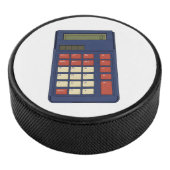 80's 90's Rekenmachine Wiskunde School Nostalgie Hockey Puck (3/4)