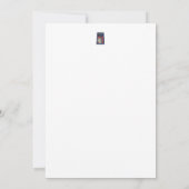 80's 90's Rekenmachine Wiskunde School Nostalgie Kaart (Achterkant)