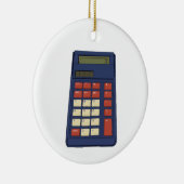 80's 90's Rekenmachine Wiskunde School Nostalgie Keramisch Ornament (Rechts)