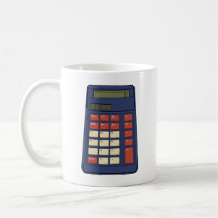 80's 90's Rekenmachine Wiskunde School Nostalgie Koffiemok