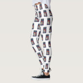 80's 90's Rekenmachine Wiskunde School Nostalgie Leggings (Links)