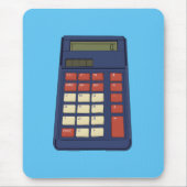 80's 90's Rekenmachine Wiskunde School Nostalgie Muismat (Voorkant)