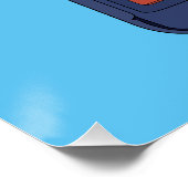 80's 90's Rekenmachine Wiskunde School Nostalgie Perfect Poster (Hoek)