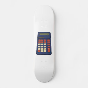 80's 90's Rekenmachine Wiskunde School Nostalgie Persoonlijk Skateboard