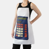 80's 90's Rekenmachine Wiskunde School Nostalgie Schort (Insitu)