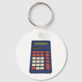 80's 90's Rekenmachine Wiskunde School Nostalgie Sleutelhanger (Achterkant)