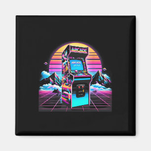 80s 90s  Retro Arcade Videospel Oude School Magneet