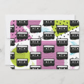 80s 90s Roze Meisje Collage Cassette Terugblik Kaart (Achterkant)