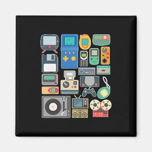 80s 90s Videogame Retro  Clic Arcade Magneet
