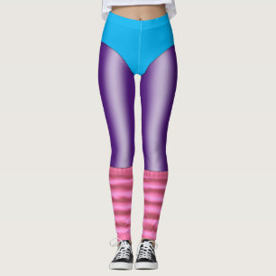 80's Aerobe Workout Leotard en Legwarmers Leggings