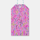 80s  afdrukken in roze cadeaulabel (Voorkant)