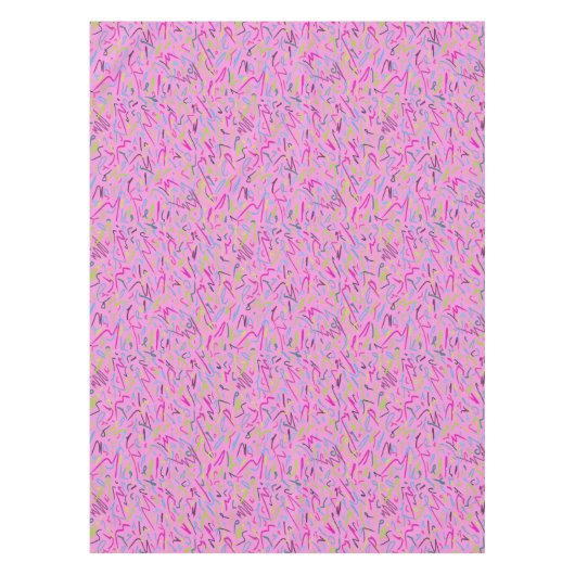 80s afdrukken in roze tafelkleed (Voorkant)