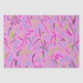 80s afdrukken in roze tissuepapier (Voorkant)