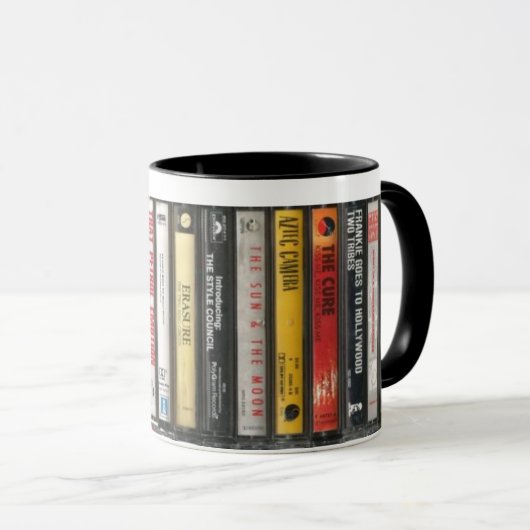80's Alt music cassette tape mug Mok (Voorkant rechts)