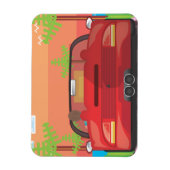 80s Arcade Sportwagen Magneet (Verticaal)