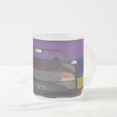 80s Arcadesportauto Matglas Koffiemok (Voorkant rechts)
