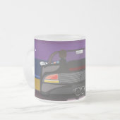 80s Arcadesportauto Matglas Koffiemok (Voorkant links)