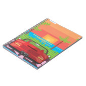 80s Arcadesportauto Notitieboek (Linkerzijde)