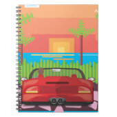 80s Arcadesportauto Notitieboek (Voorkant)