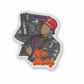 80s Baby Sticker (Voorkant)