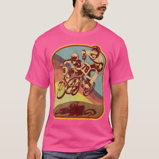 80s BMX Rad noodlijdend T-shirt (Voorkant)