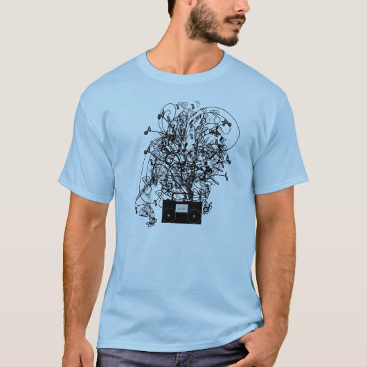 80s Boembox T-shirt (Voorkant)