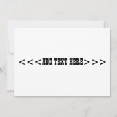 '80s 'boombox'-uitnodiging kaart (Achterkant)