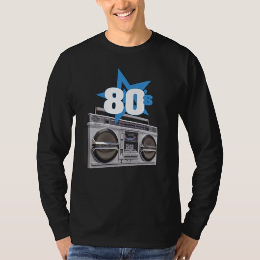 80's Boomboxen Sound T-shirt (Voorkant)
